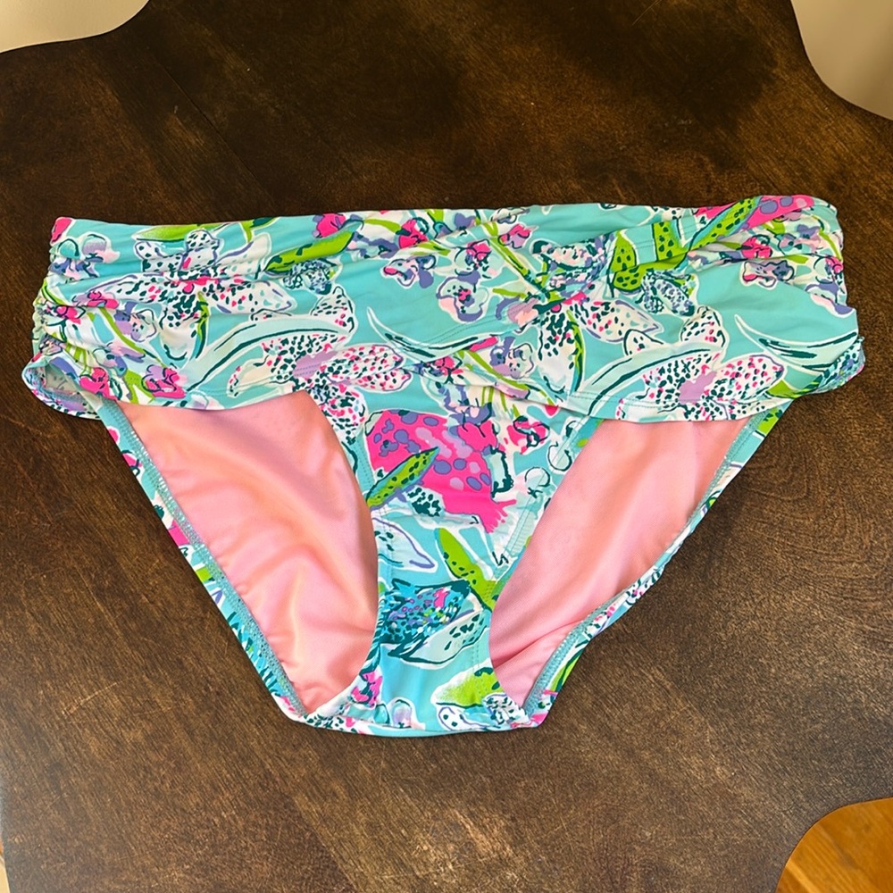 Lilly Pulitzer Sway This Way Lagoon Sarong Bottom